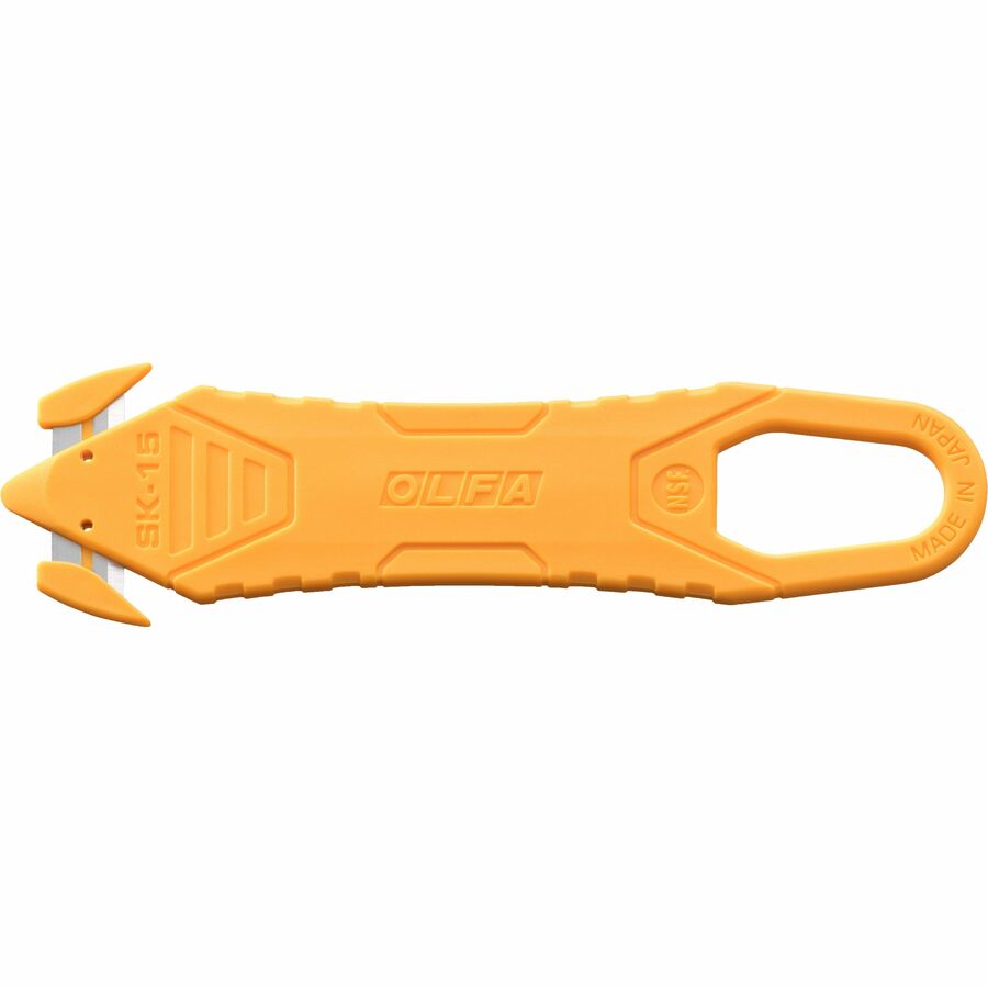 Olfa SK-15 Disposable Concealed Blade Safety Knife - Stainless Steel Blade - Disposable, Durable, Compact, Non-slip, Comfortable, Lanyard, Handle - Fiberglass, Plastic - 1 Each