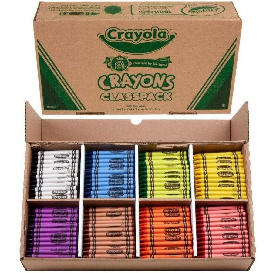 Crayola Classpack Crayon - Assorted - 800 / Box