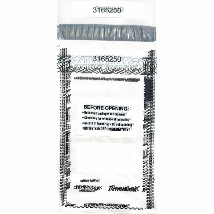 Northern Specialty Supplies 100 Note ConSealPak Currency-Deposit Bag - 7.50" (190.50 mm) Length x 5" (127 mm) Width - Clear - Poly - Currency, Deposit, Bank, Commercial, Transporting - 1000 / Pack
