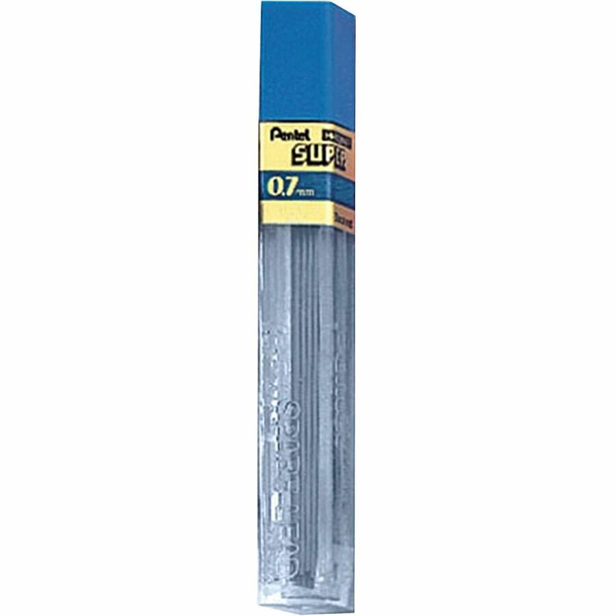 Pentel Mine Super Hi-Polymer 0,3 Mm 3H – Tubo Da 12 Mine, Resistenti E Nere, Per Scrivere E Disegnare