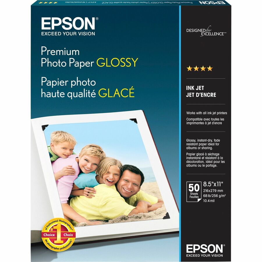 Epson Bright Pro Multi Use Printer Copier Paper Letter Size 8 12 x
