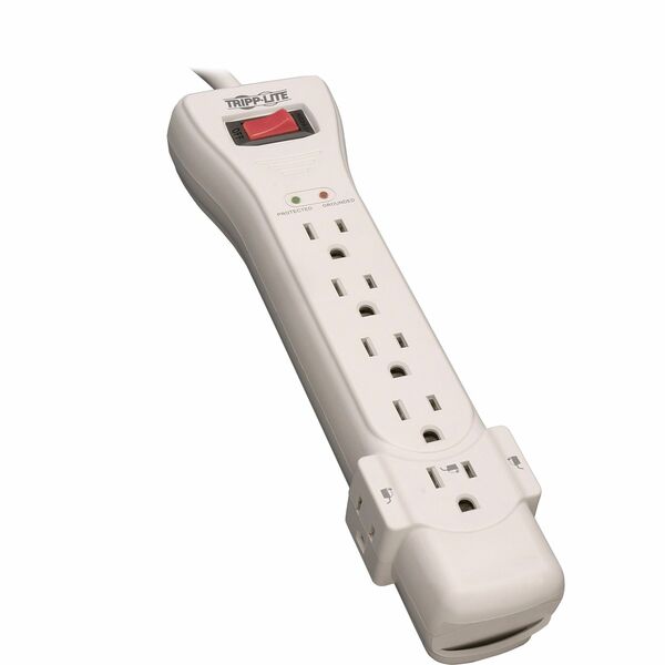 Tripplite Super 7 Power Bar with 7 AC Outlets, 7ft Power cord, Surge protection up to 2160J (SUPER7)