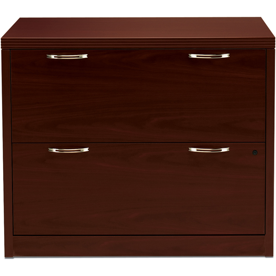 Hon Valido 2 Drawer Lateral File 36 W 36 X 20 X 29 5 X 1 5 2 X File Drawer S Ribbon Edge Material Particleboard Finish Cherry Mahogany Burris Inc