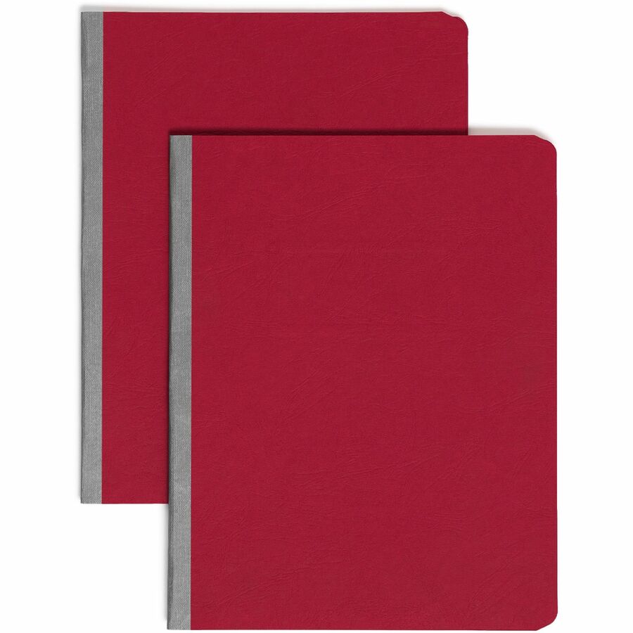 Smead Side Opening PressGuard Report Cover Prong Fastener Letter Bright Red