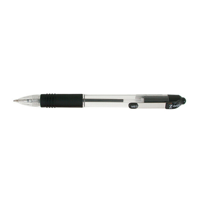 Zebra Pen Z-Grip Retractable Ballpoint Pen, Medium Point, 1.0mm, Assorted  Fashion Colors, 24-pack