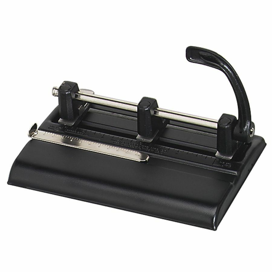Master 1325B 40-Sheet Lever Action Two- to Seven-Hole Punch