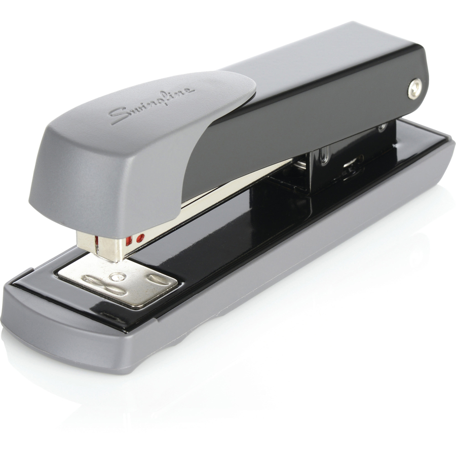 Light Duty Desktop Stapler 20 Sheet Capacity Durable Metal Black