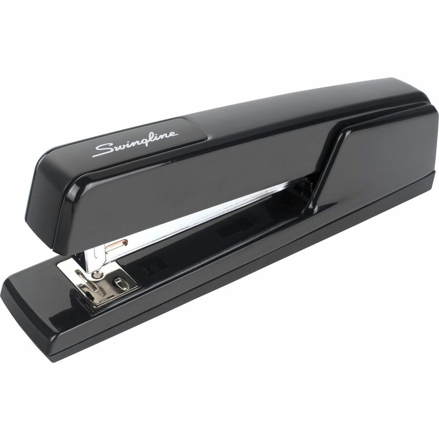 Swingline 747 Classic Stapler - 20 of 20lb Paper Sheets Capacity - 210  Staple Capacity - Full Strip - 1/4 Staple Size - 1 Each - Black