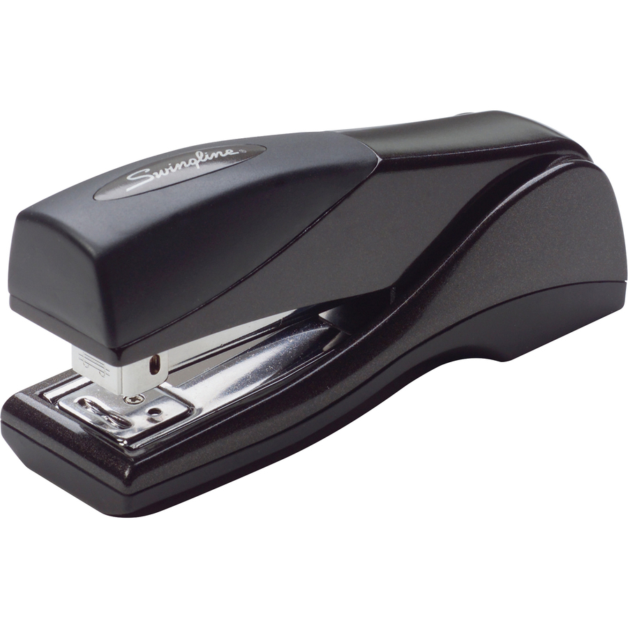 Swingline Optima Desk Stapler 40-Sheet Capacity Silver/Orange/Black