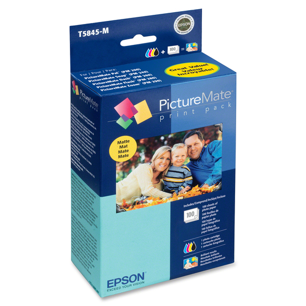 Epson T5845 Ink and Paper Print Pack