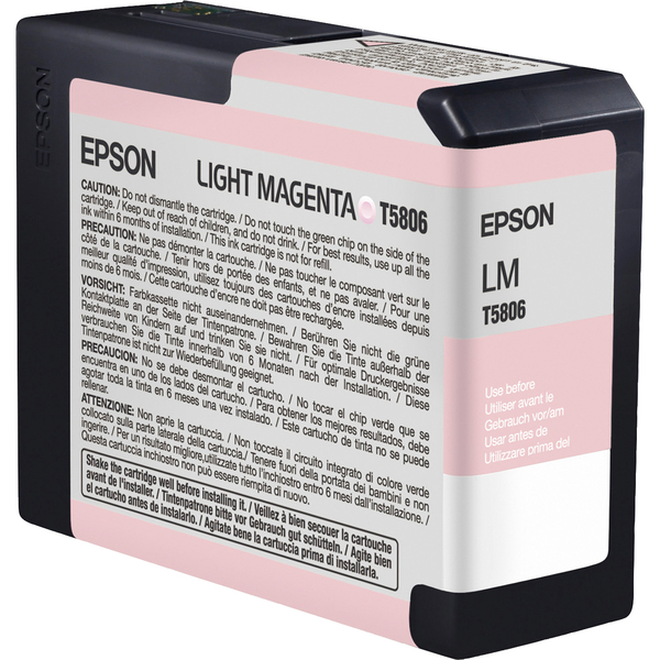 Epson T5806 Light Magenta Ultrachrome K3 Ink Cartridge