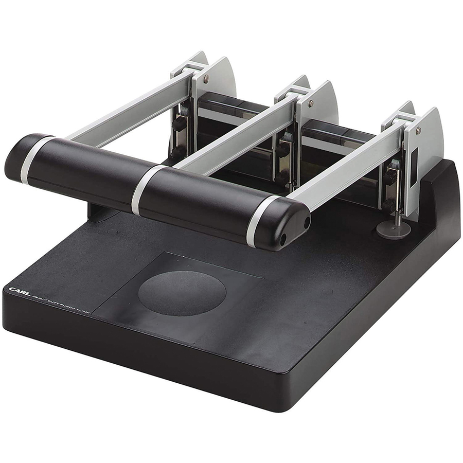 ACCO Model 20 Black Adjustable Metal Desktop 3 Ring Hole Punch