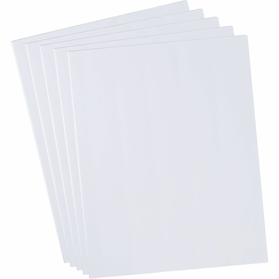 UCreate Poster Board, White, 22 In x 28 In, 10 Sheets Per Pack, 3
