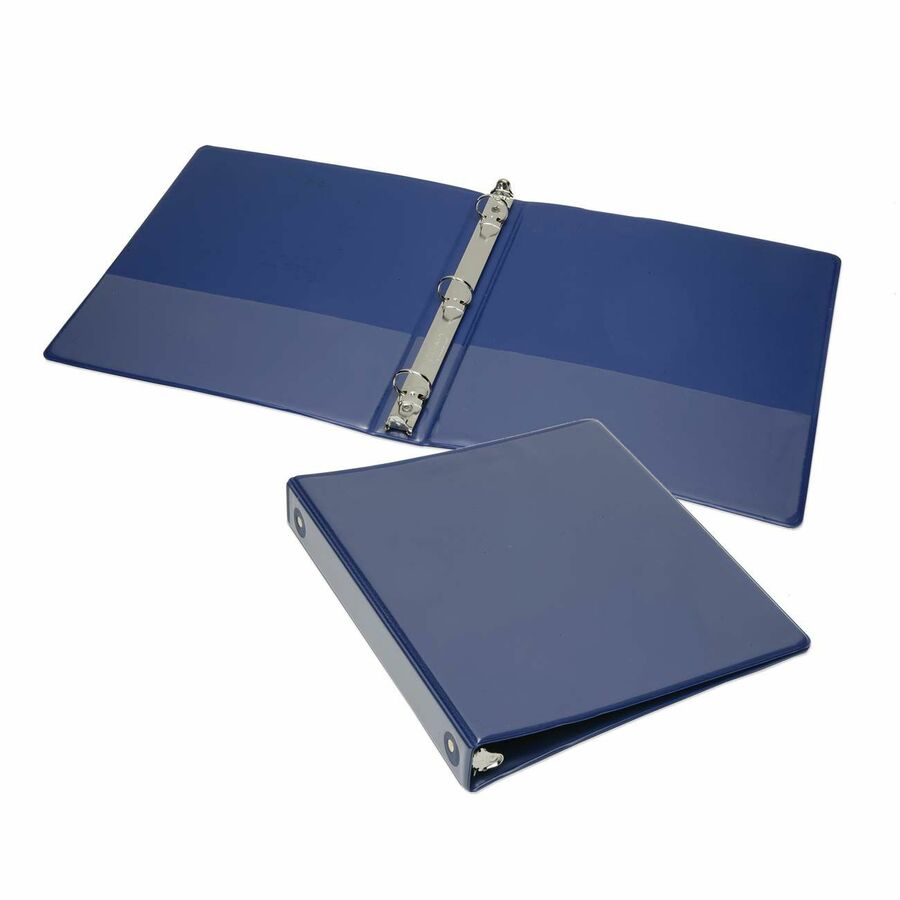 SKILCRAFT Award Certificate Binder 8 1/2 x 11 Navy Seal Blue/Gold