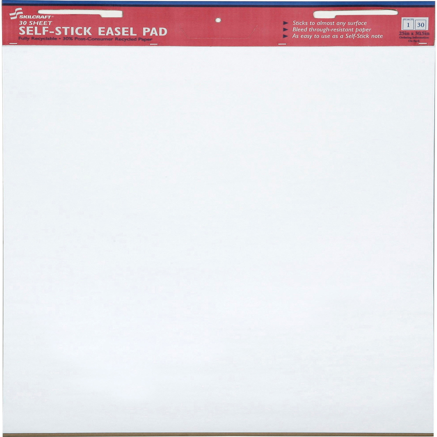 Pacon Ruled Easel Pads - 50 Sheets - Stapled/Glued - Front Ruling Surface -  Ruled - 1 Ruled - 27 X 34 - White Paper - Chipboard Cover - Perforated,  Bond Paper - 50 / Pad
