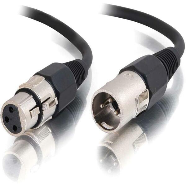 C2G (40057) Pro-Audio XLR Male to XLR Female Cable - 1.5 ft.