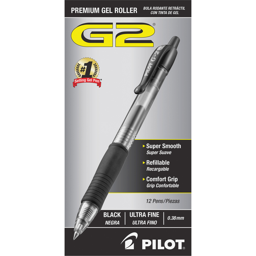 Pilot G2 Retractable Premium Gel Ink Roller Ball Pens Bold Point Assor