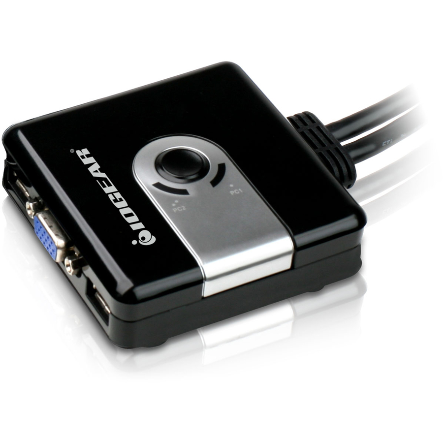 KVM USB VGA 2 ports compacte - IOGEAR