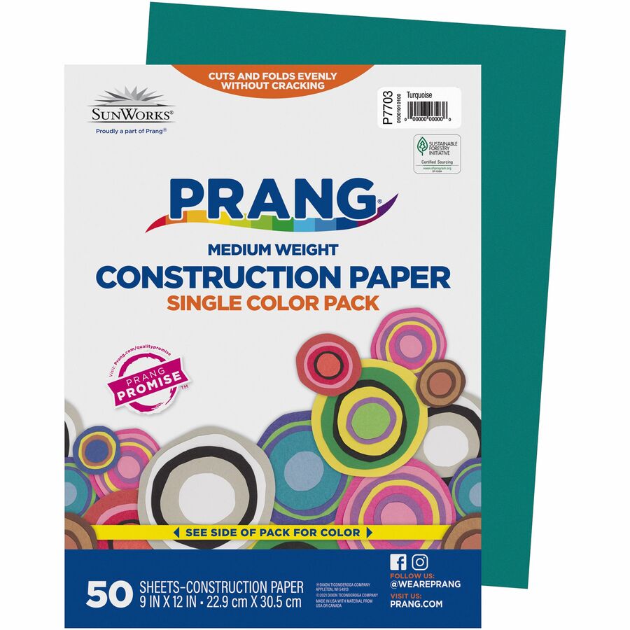 Tru-Ray Construction Paper 9 X 12 White, 1 - Foods Co.