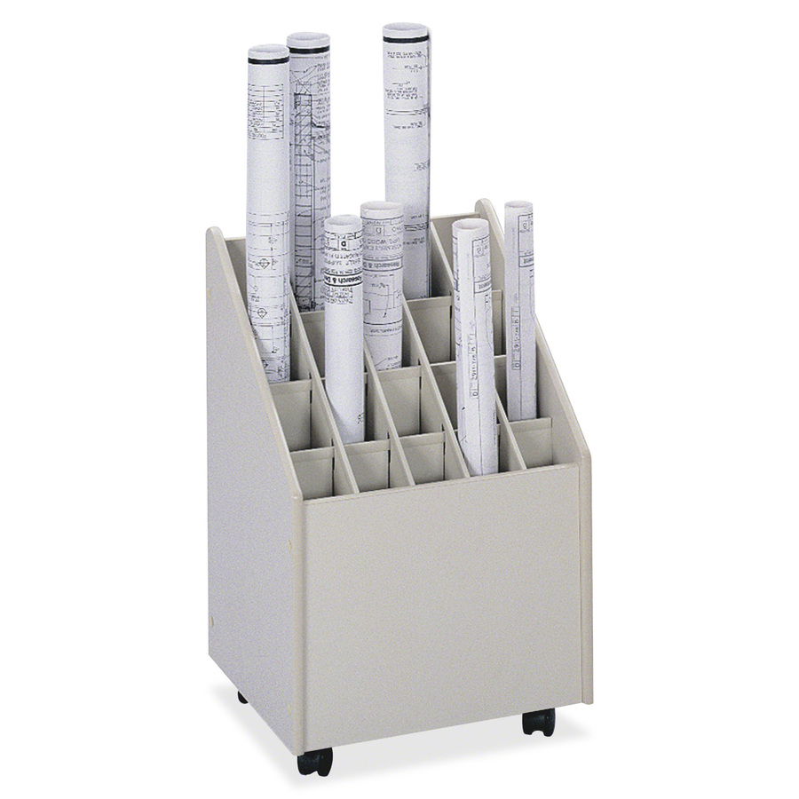 Safco Mobile Roll Storage File Art Paper Racks Safco