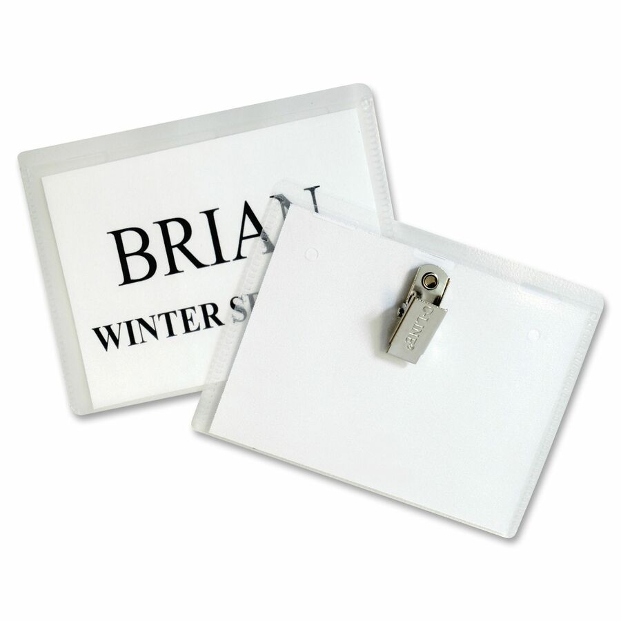 DURABLE® Deluxe Convex & Magnetic Name Badge