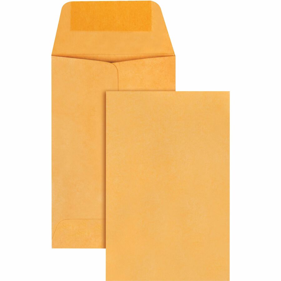 100 Pack Kraft Small Coin Envelopes Self-Adhesive Kraft Seed