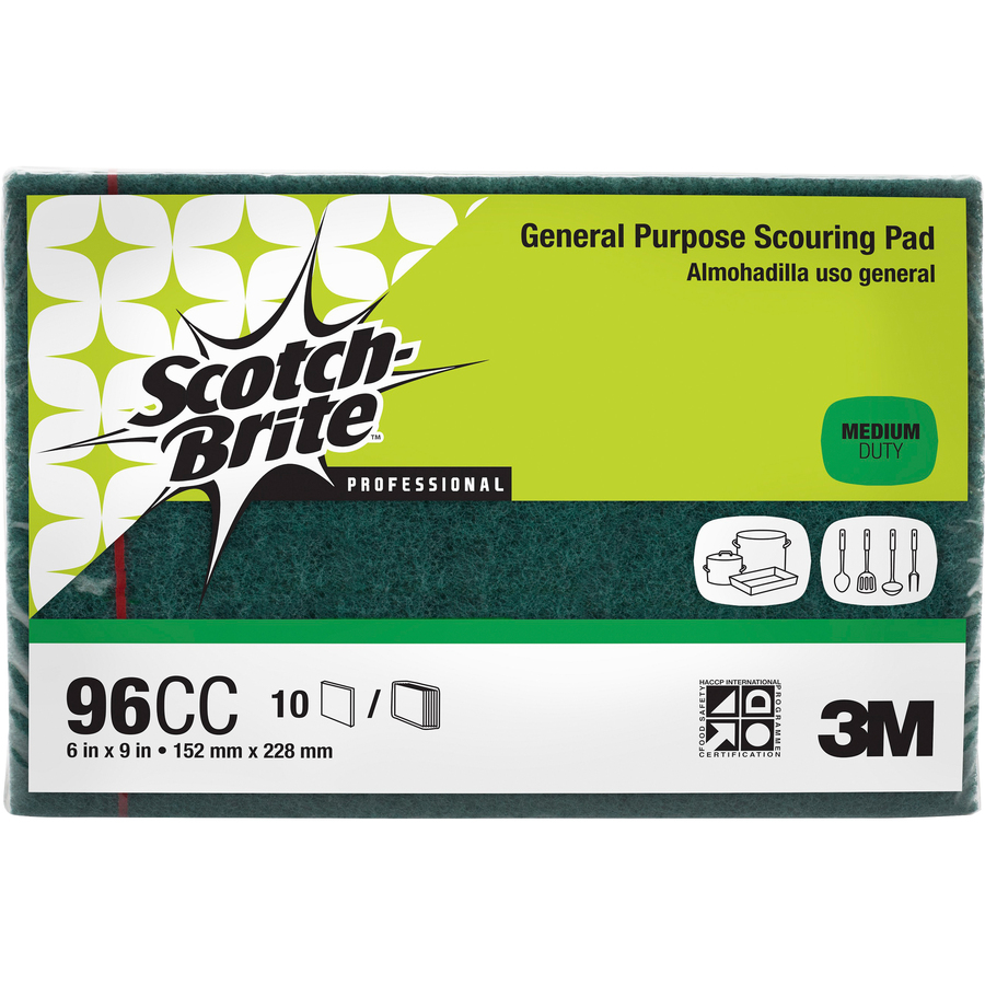 6 in. General Purpose Scouring Pad (10-Pack)