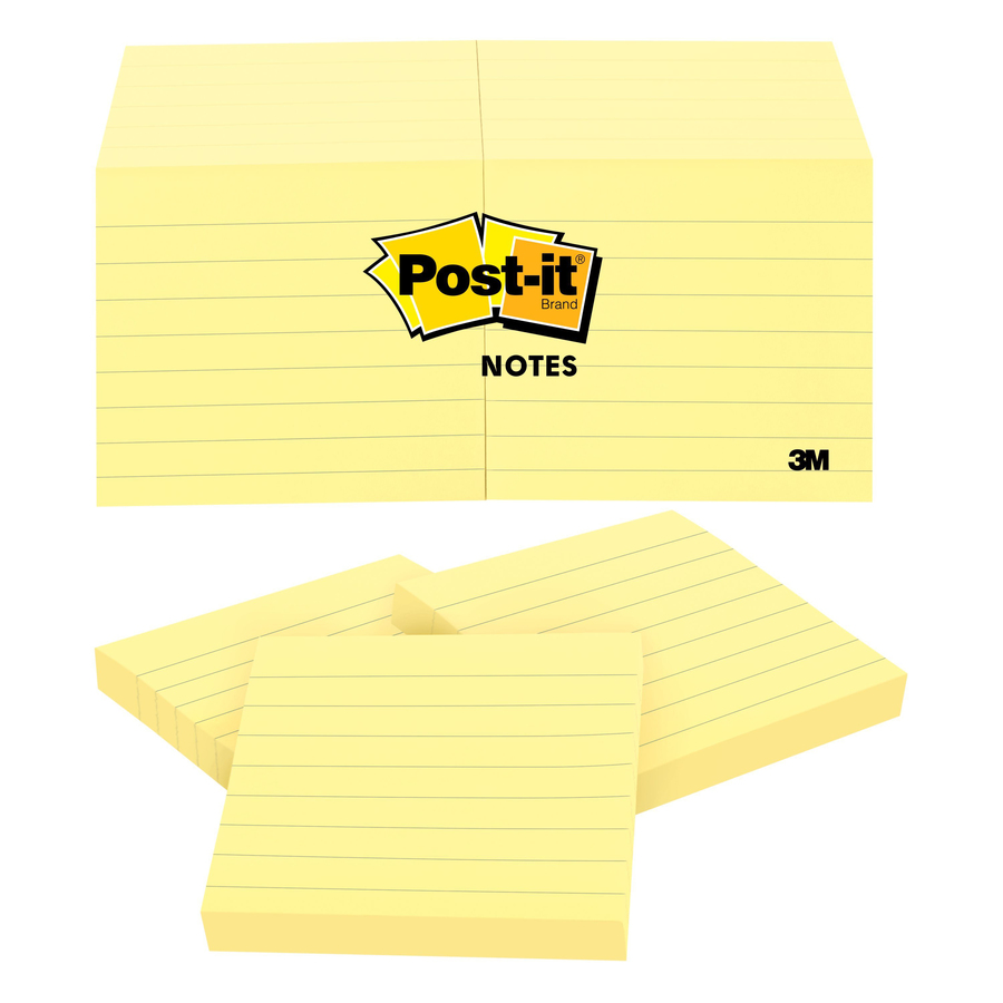 3M Post-it® Notes - Original, 3 x 3, Assorted Pastels