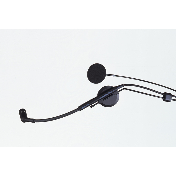 AUDIO TECHNICA ATM73CW - Fixed Charge Condenser Head-worn Microphone with Switchcraft TA3-Female Connection (No Power Supply)
