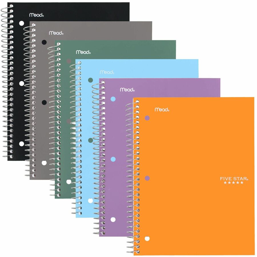 Five Star - Cahier quadrill&eacute; Five Star(r), 1 sujet, 100 pages, bleu