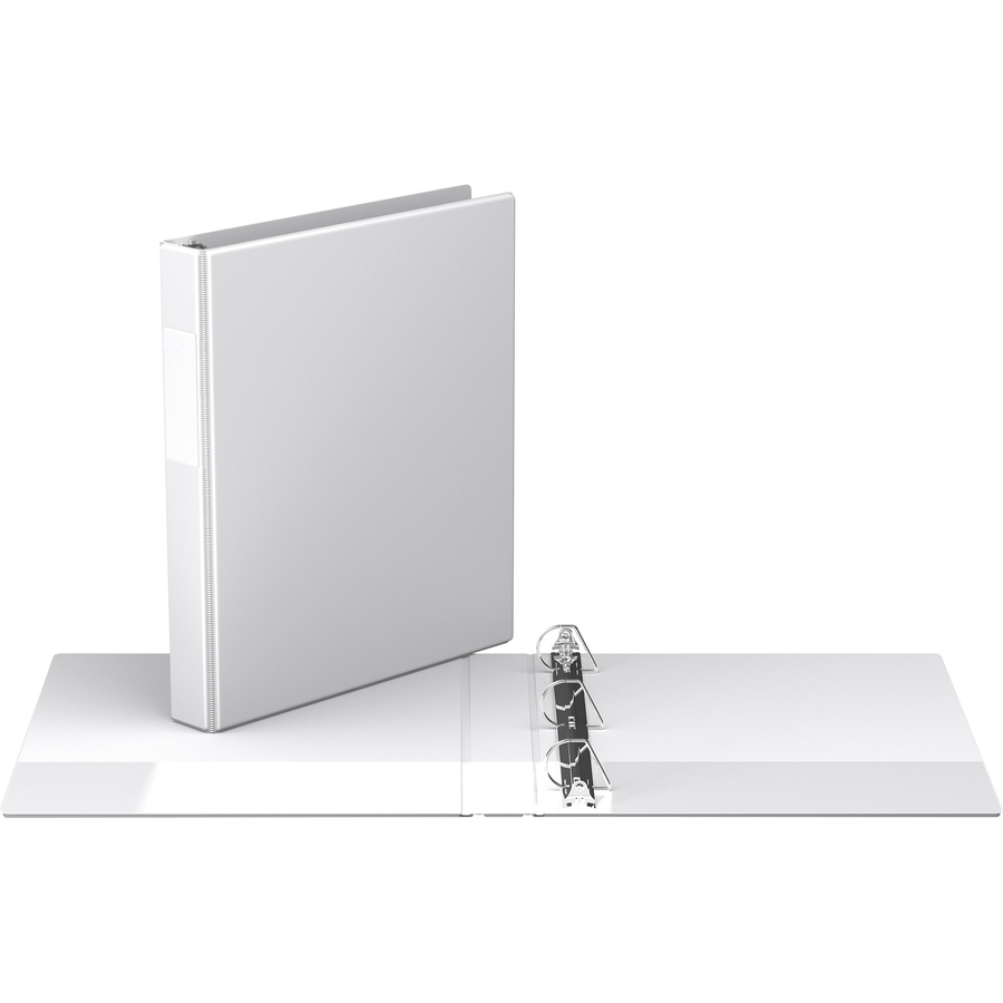 Angle D-Ring Commercial Binder White 1 - each