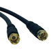 Tripp Lite 12ft Home Theater RG59 Coax Cable with F-Type Connectors 12' - 12 ft Coaxial A/V Cable - F Connector - F Connector - Black