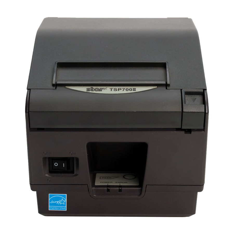 Star Micronics TSP743IIL-24 gray LAN thermal receipt printer with cutter and external power supply