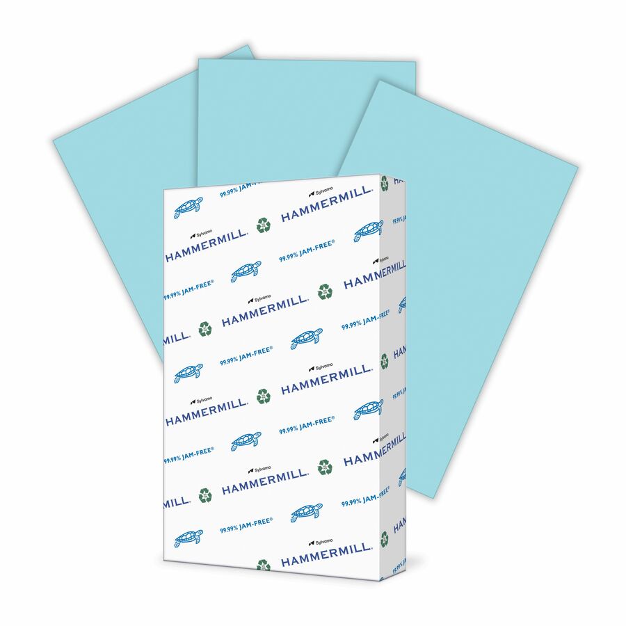 Hammermill Recycled Colored Paper, 20 lb, 8 1/2 x 11, Assorted Colors, 500  Sheets/Ream