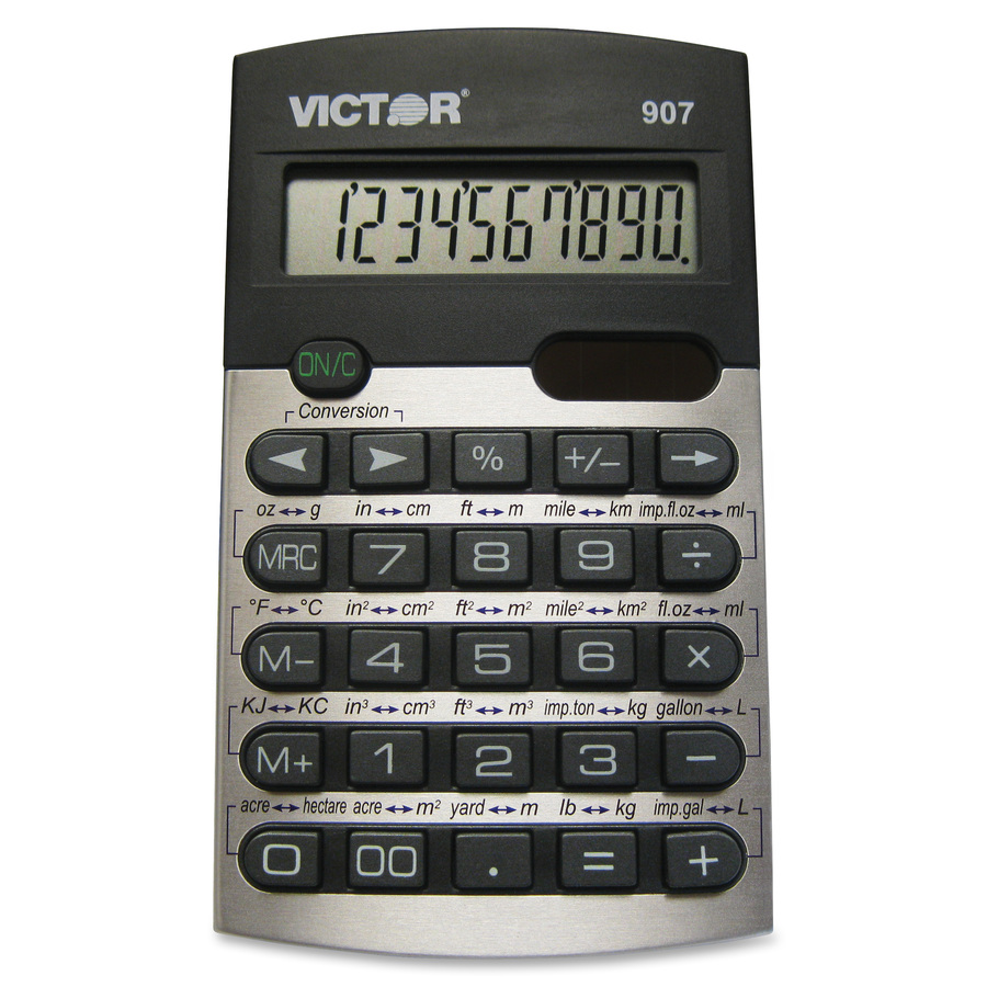 Calculatrice à conversion m&eacute;trique 907 - Victor