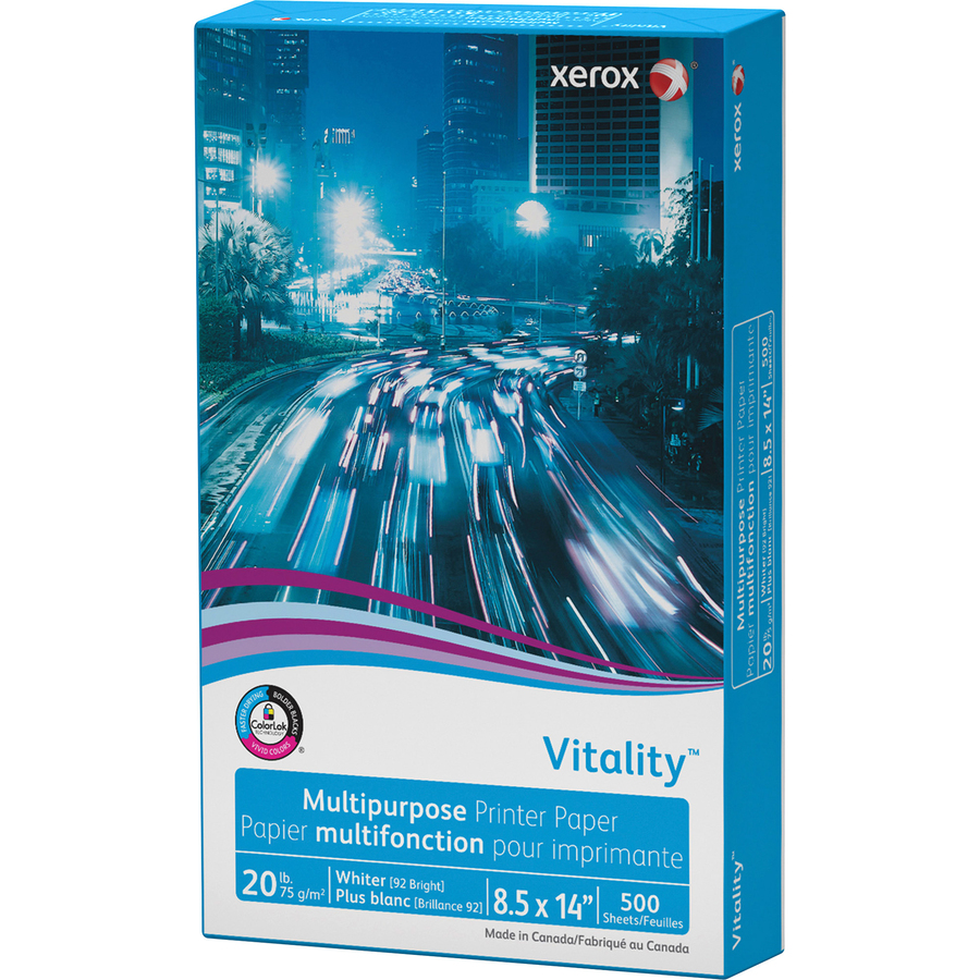 Staples Copy Paper 8.5 x 14 Printer Paper, 20 lbs. 92. 500 Sheets