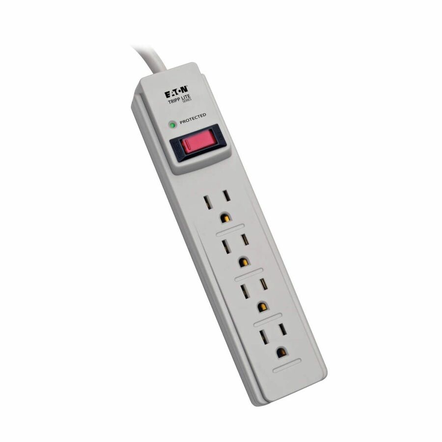 Tripp Lite ProtectIT 4 Outlets 120V Surge Suppressor - Receptacles: 4 x NEMA 5-15R - 450J