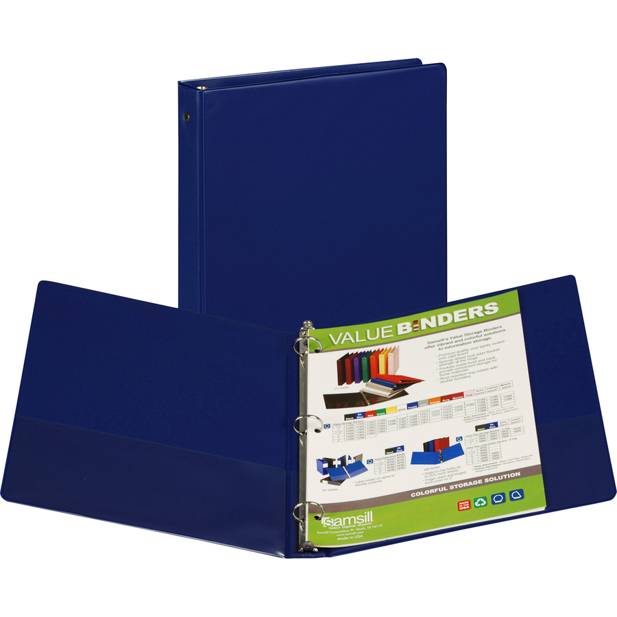 SAM11302 Samsill® Samsill Value Storage Binder 1" Binder Capacity