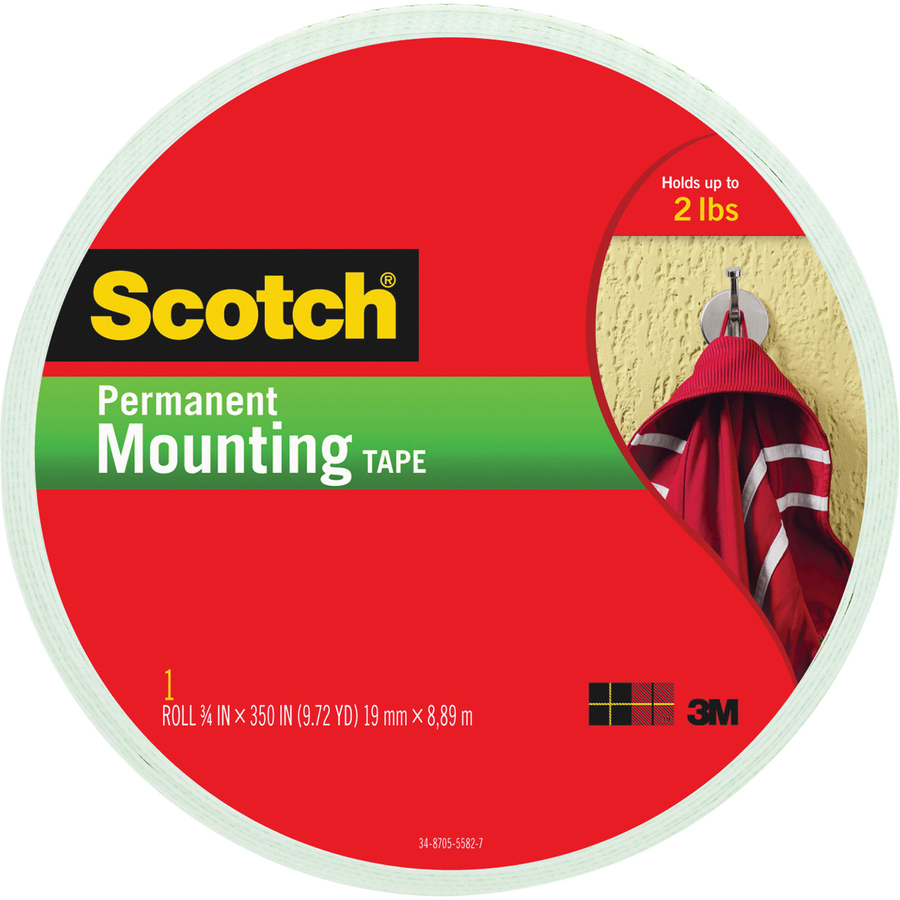 Scotch-Mount Extreme Double-Sided Mounting Strips 8-Pack 1-in-ft