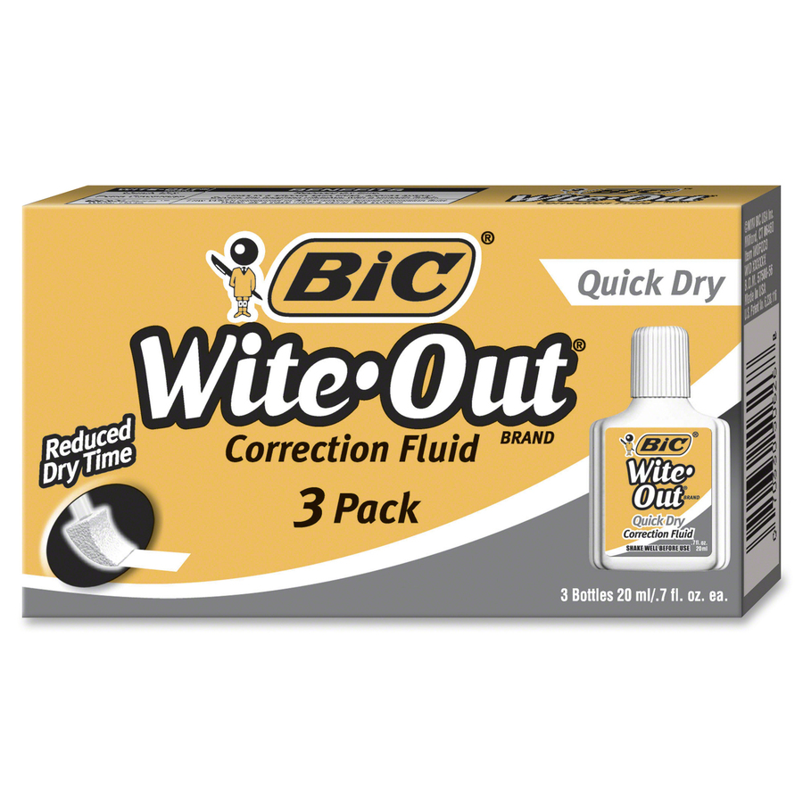 BIC Wite-Out Brand EZ Correct Correction Tape, 39.3 Feet - 10-Count Pack of  white Correction Tape, Fast, Clean and Easy to Use Tear-Resistant Tape  Office or School Supplies - Thomas Business Center