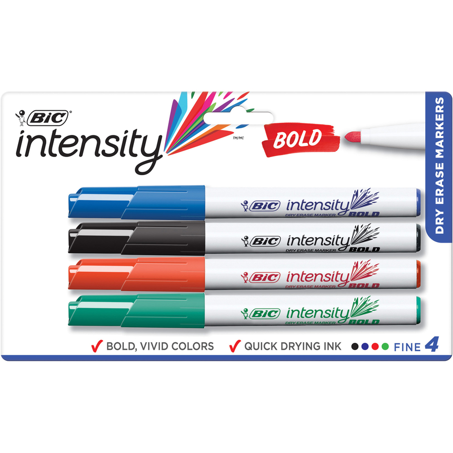 Discount BIC DECFP41ASST BIC Bold Dry-erase Markers Dry Erase Marker