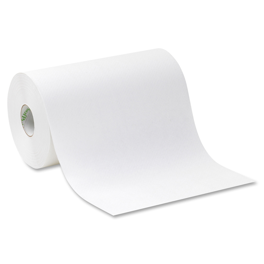 Georgia Pacific Hardwound Roll Paper Towel Nonperforated 7.87 x 1000ft Brown 6 Rolls-carton