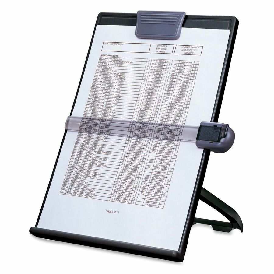 DAC EH-17004-BLK Euroholder Easel Copyholder, Black