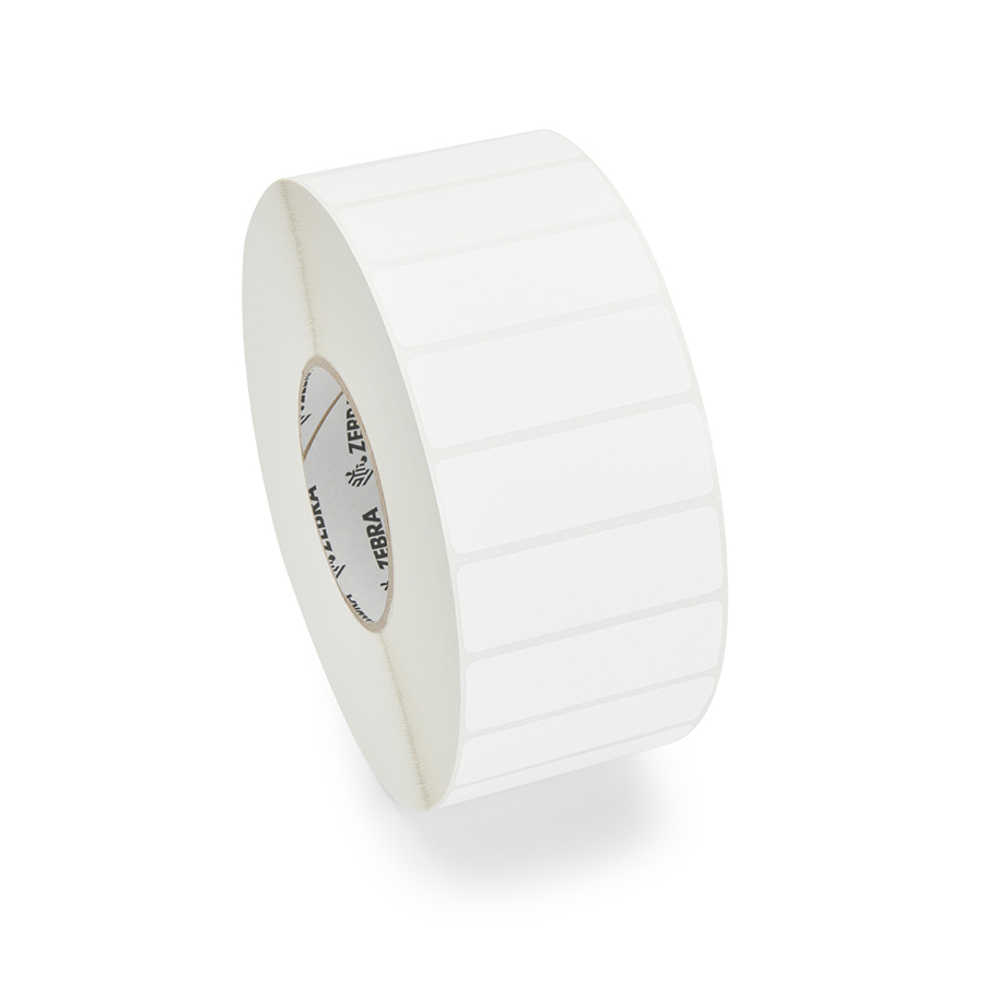 Label, Polypropylene, 3x1in (76.2x25.4mm); TT, PolyPro 3000T, Coated, Permanent Adhesive, 3in (76.2mm) core, 4610/roll, 4/box, Plain