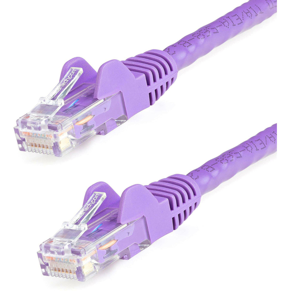 StarTech Purple Snagless Cat6 UTP Patch Cable - 10 ft. (N6PATCH10PL)