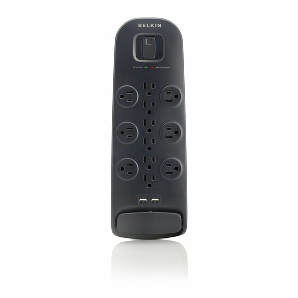 Belkin Volt 12-Outlet 3996-Joules Surge Protector with 2 USB Charging Ports (BV112050-06) - 6 ft Power cord