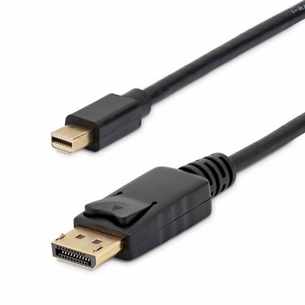 STARTECH 3 ft Mini DisplayPort to DisplayPort Adapter Cable – Black