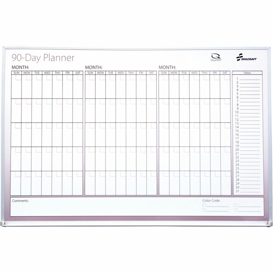 SKILCRAFT 7110-01-407-0160 Dry Erase Planner - Zerbee