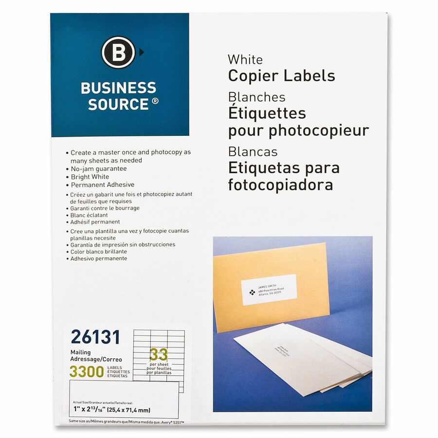 Business Source Multi-Purpose Paper 8 1/2x11 - White