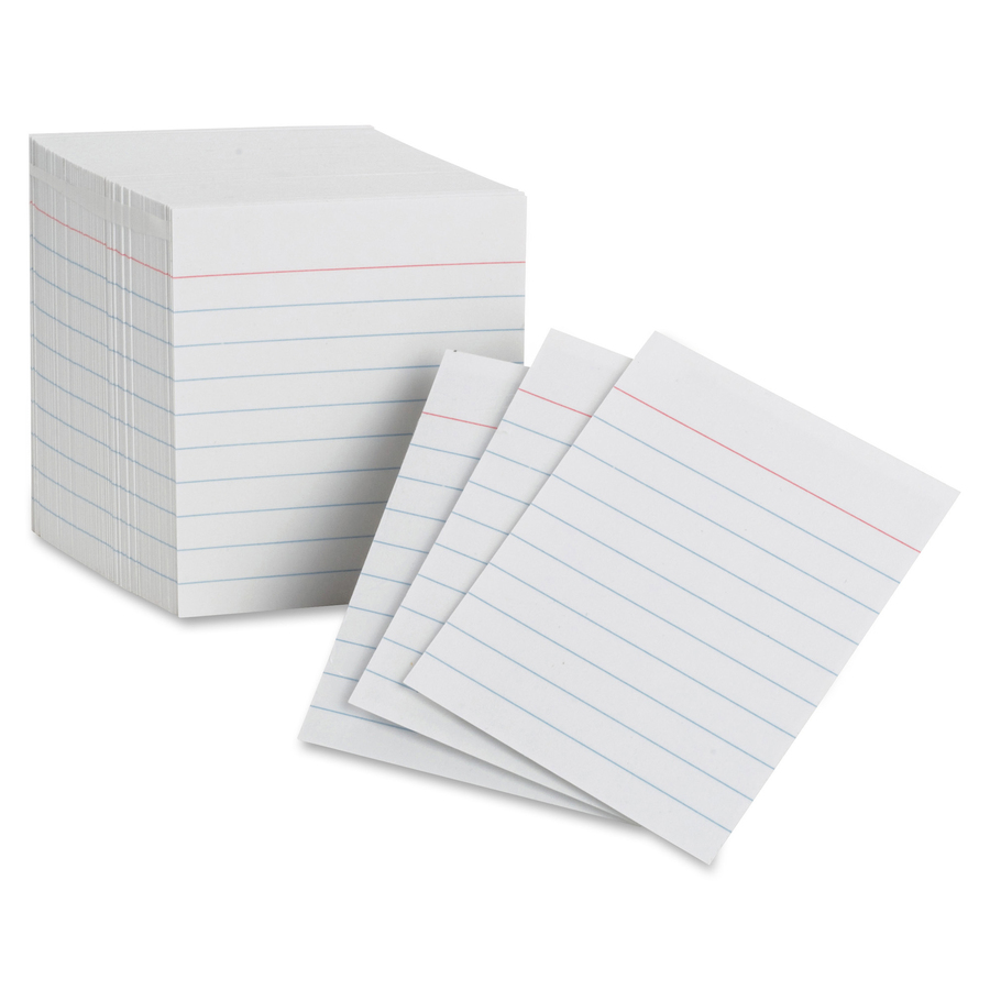  Oxford Blank Index Cards, 4 x 6, White (2 Pack) : Office  Products
